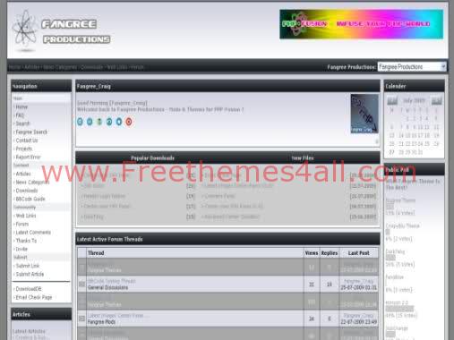 php fusion v7 themes free download